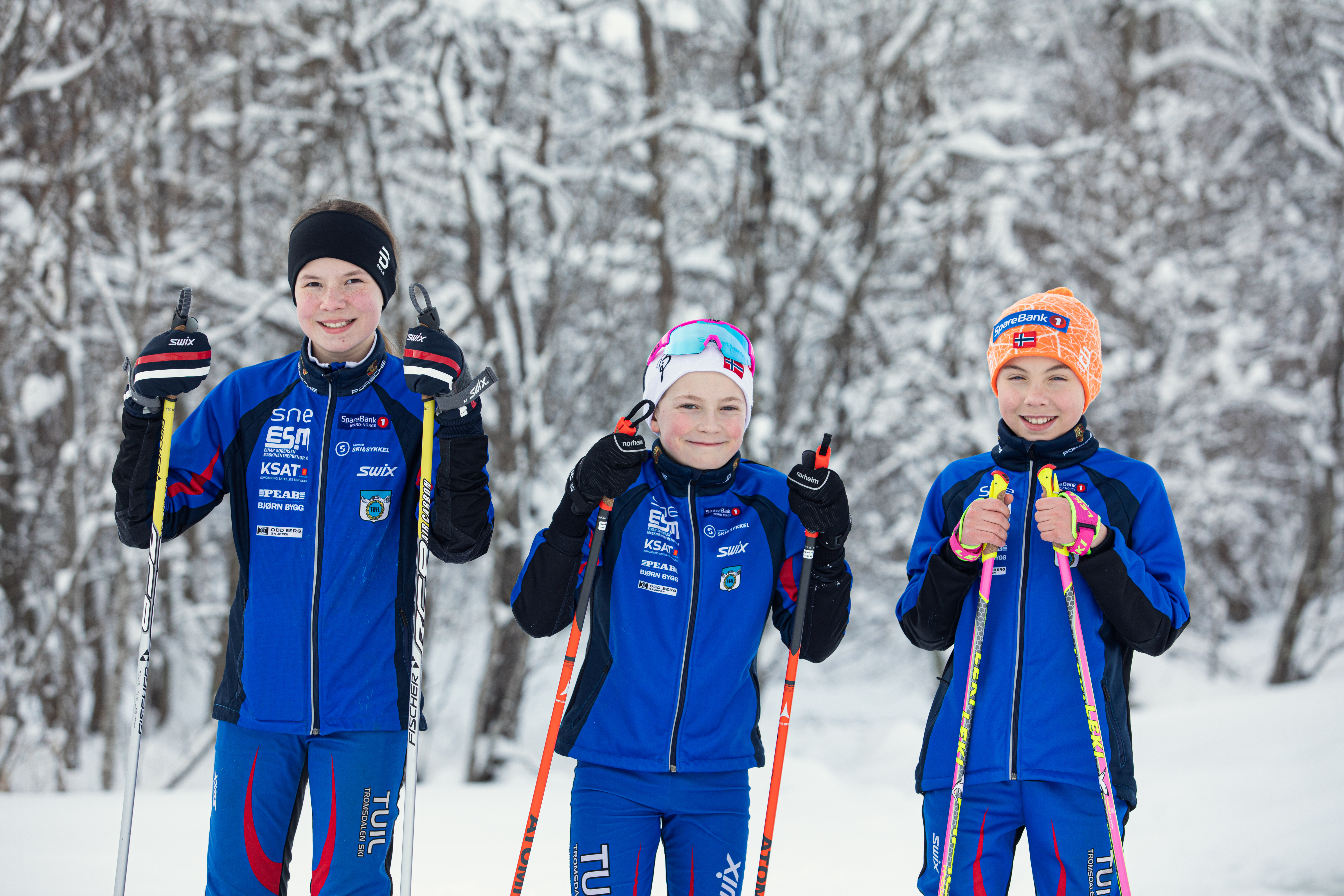 Barn på ski