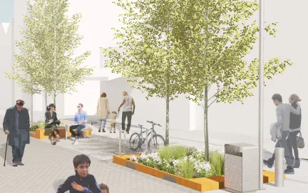 Arkitektskisse Storgata v/Sweetheart