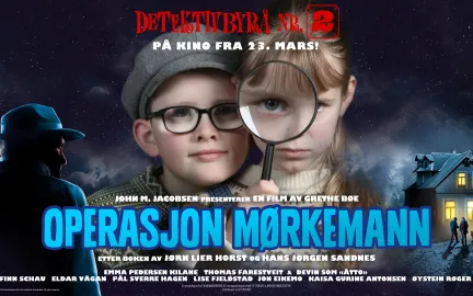 Filmplakat Detektivbyrå nr. 2 - Operasjon Mørkemann