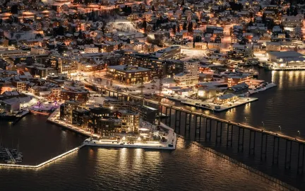 Tromsø sentrum nord med brua, Vervet med fokus på nærings- og byggevirksomhet