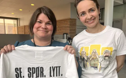 Arja M Bjørn og Ragnhild Høgseth