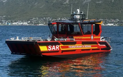 Redningsbåt Tromsø brann og redning.