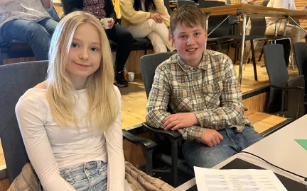 Elever fra Tromsdalen skole