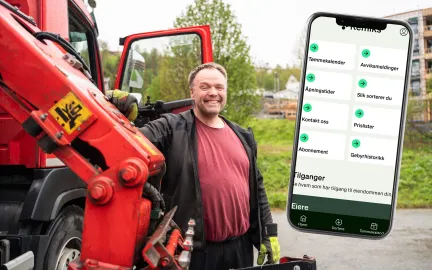 Ny remiks app illustrasjon