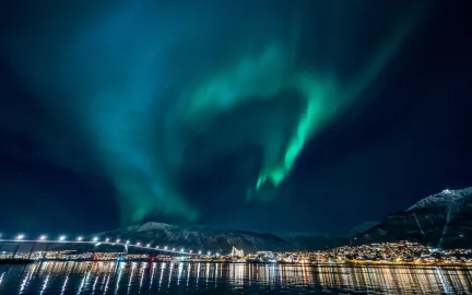 Nordlys over Tromsø