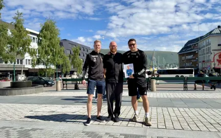 Fotballfest på Stortorget