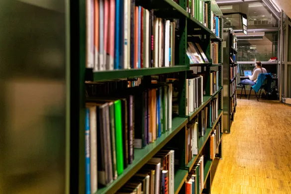 Leseplass på hovedbiblioteket