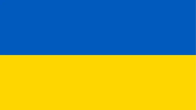 Stillemarkering for Ukraina på biblioteket.
