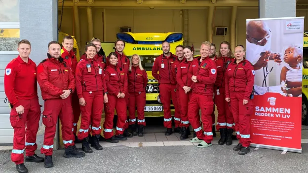 Amulansearbeidere på 113 i Tromsø