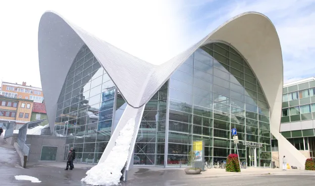 Bilde av hovedbiblioteket i Tromsø