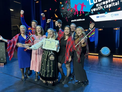 Feiring av Europeisk Ungdomshovedstad tittel på scenen i Lublin