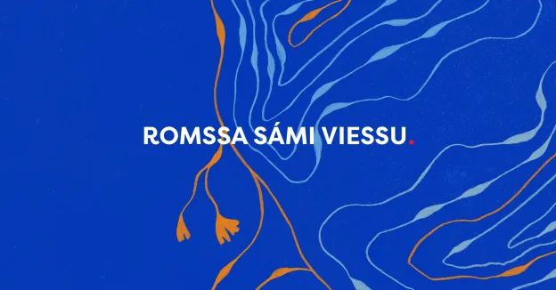Grafisk uttrykk for Samisk hus i Tromsø