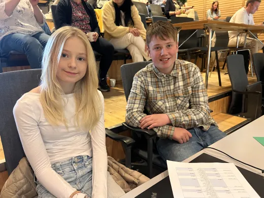 Elever fra Tromsdalen skole Elever fra Tromsdalen skole