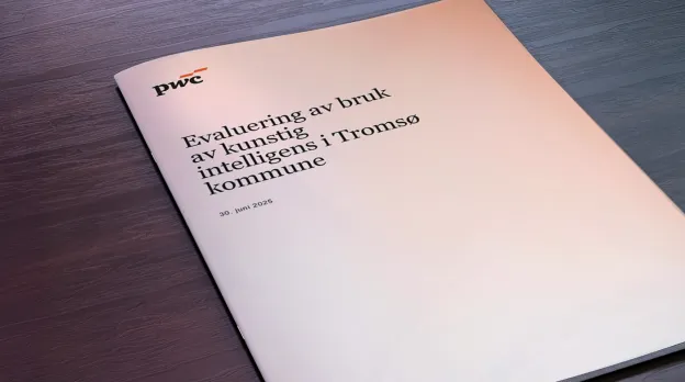 Forside PwC rapport om KI og barnehage- og skolestruktur - juni 2025 Forside PwC rapport om KI og barnehage- og skolestruktur - juni 2025